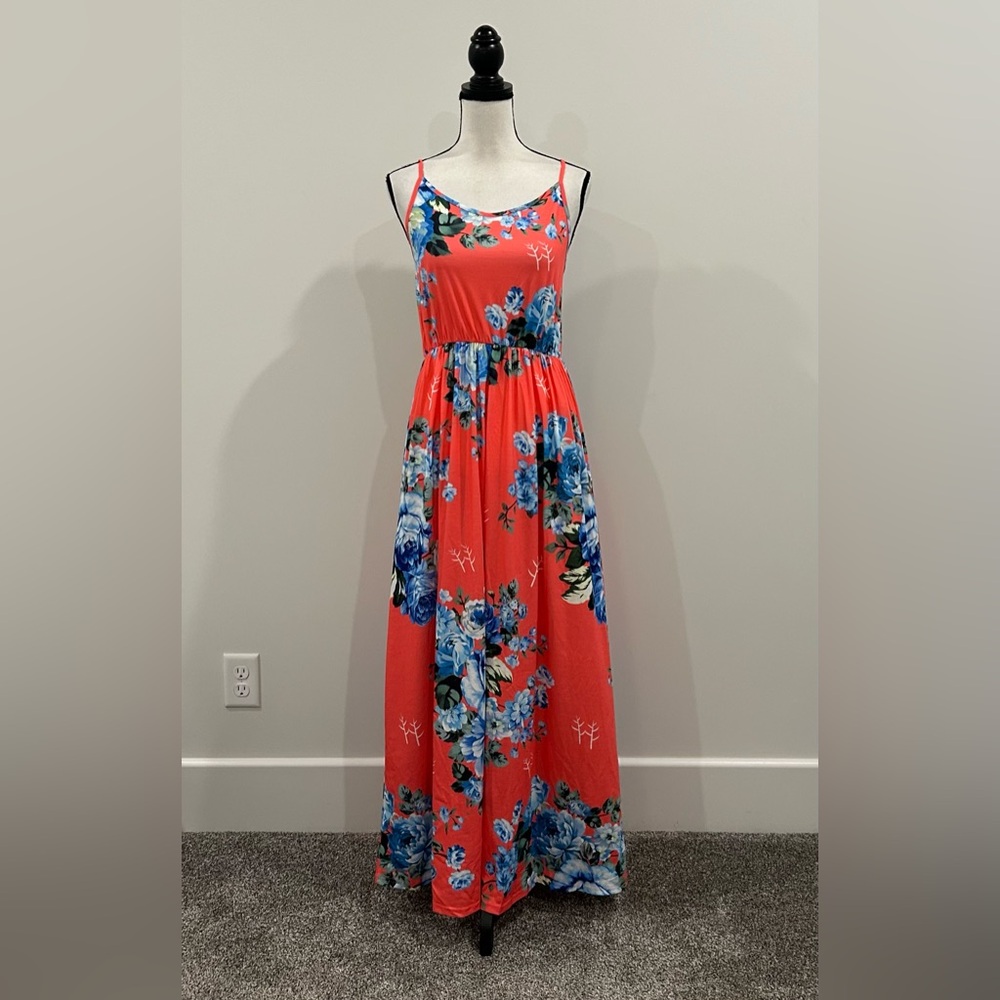 Patpat Floral Maxi Dress